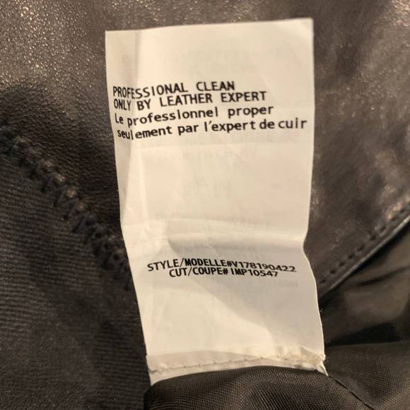 VINCE Asymmetric Leather Linen-Blend Vest (M) - Picture 6 of 9